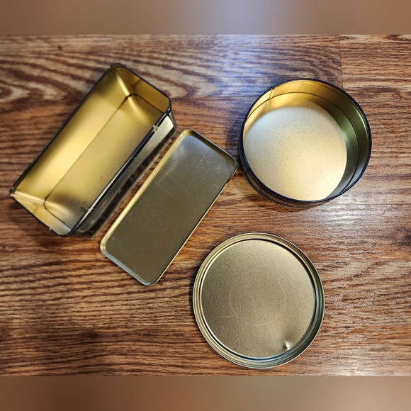 Set of 2 Vintage Department 56 Tins Once Upon a Starry Night - Picture 2 of 15